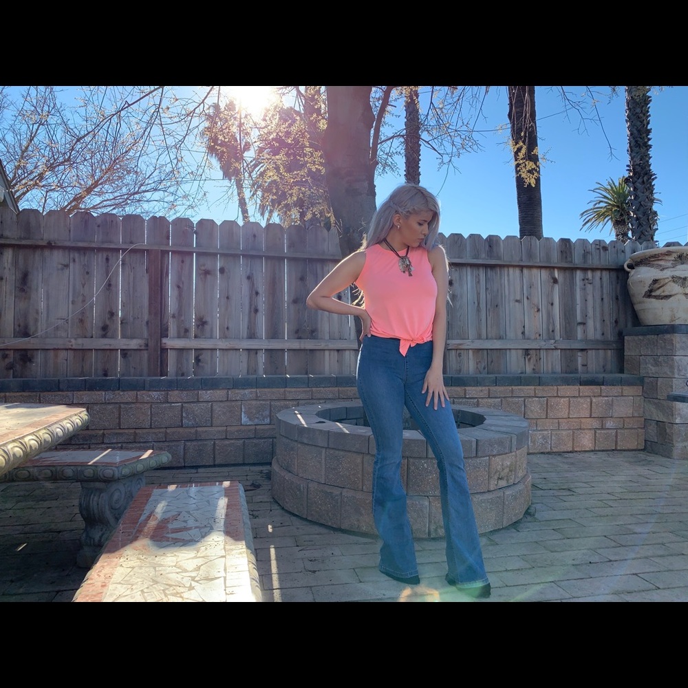 Coral Pink Top
